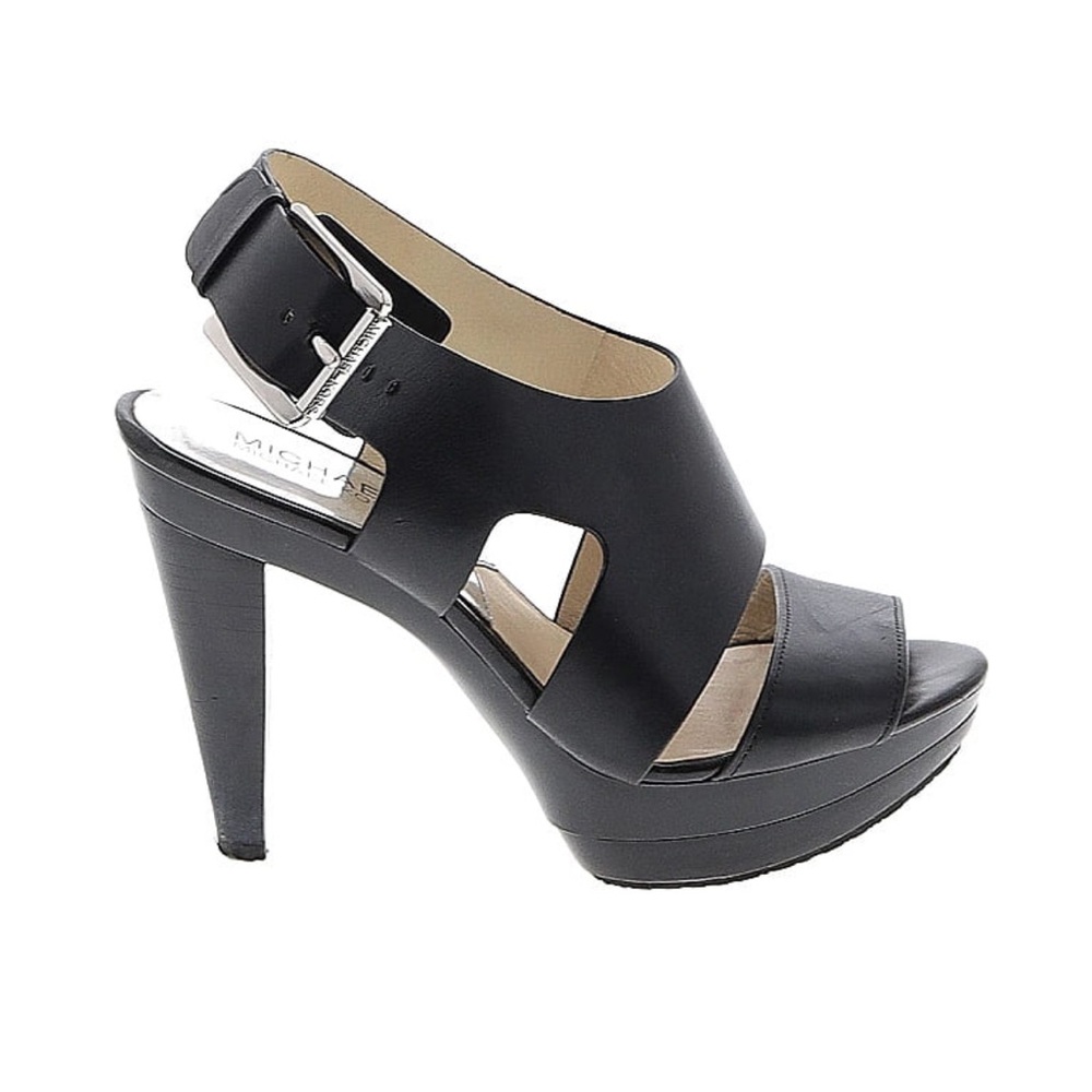 Michael kors black platform sandals